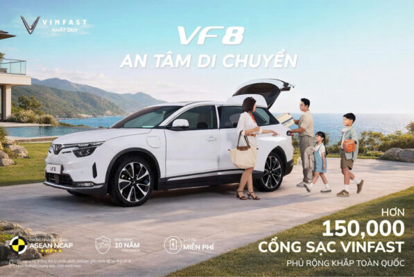 XE VINFAST VF 8 TRẢI NGHIỆM THƯỢNG LƯU VỚI HỆ SINH THÁI SẠC XUYÊN VIỆT