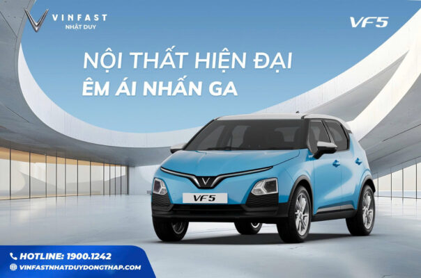 Trải Nghiệm Nội Thất VinFast VF 5 Hiện Đại, Thoải Mái Và Đầy Công Nghệ