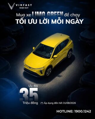 Ưu đãi mua VinFast Limo Green